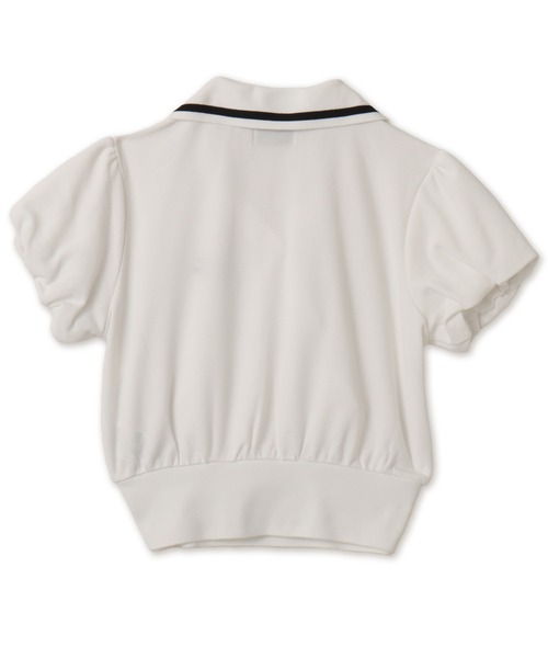 atmos pink(アトモスピンク)の「atmos pink Cashe-Coeur Polo Shirt / アトモスピンク カシュクール ポロ シャツ(ポロシャツ・レディース・ブラック/ホワイト/グリーン・FREE)」の8枚目の写真