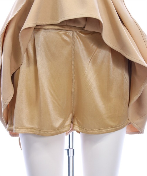 clear（クリア）の「バックレースアップインパン付2段フリルティアードミニスカート[着回し力抜群 ガーリー]≪新作≫（スカート・レディース・オフホワイト/ベージュ/ブラック・F）」の18枚目の写真