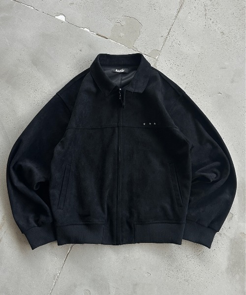 FAKE SUEDE CROPPED JACKET／フェイクスウェードクロップドジャケット