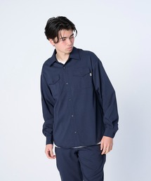 FLASH PACKER（フラッシュパッカー）の「FLASH PACKER フラッシュパッカー / 26春夏新作 セットアップ対応 リラックスシルエット Reflax ストレッチシャツジャケット /// XRJ-BLOCK2（その他アウター）」