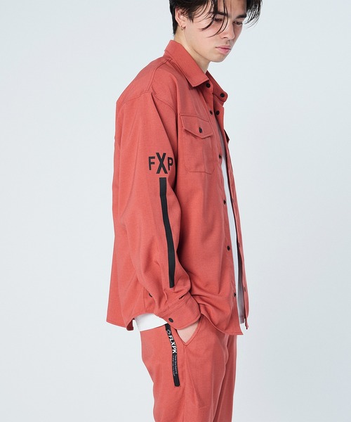 FLASH PACKER フラッシュパッカー/ 26春夏新作 セットアップ対応 リラックスシルエット Reflax ストレッチシャツジャケット /// XRJ-BLOCK2