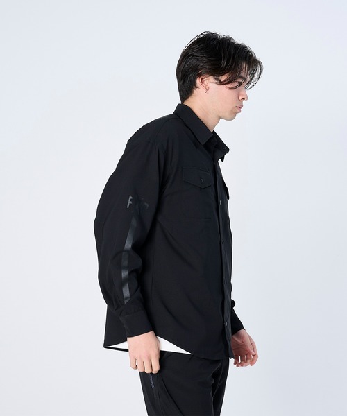 FLASH PACKER フラッシュパッカー/ 26春夏新作 セットアップ対応 リラックスシルエット Reflax ストレッチシャツジャケット /// XRJ-BLOCK2