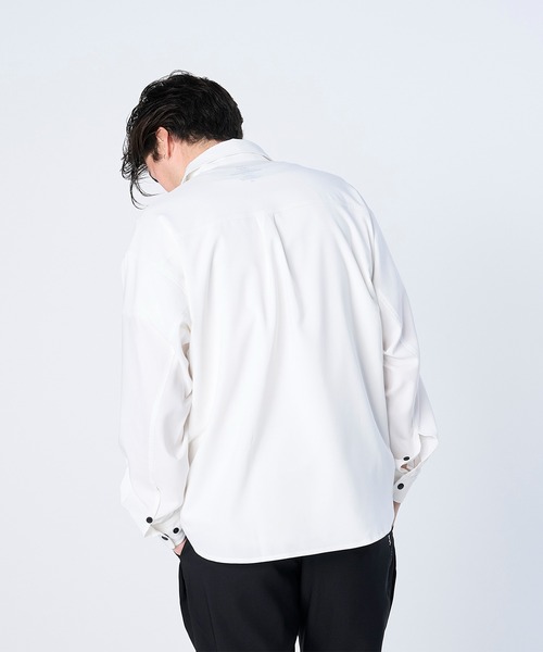 FLASH PACKER フラッシュパッカー/ 26春夏新作 セットアップ対応 リラックスシルエット Reflax ストレッチシャツジャケット /// XRJ-BLOCK2