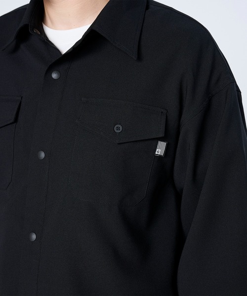 FLASH PACKER フラッシュパッカー/ 26春夏新作 セットアップ対応 リラックスシルエット Reflax ストレッチシャツジャケット /// XRJ-BLOCK2