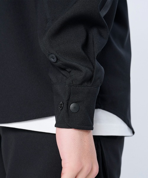 FLASH PACKER フラッシュパッカー/ 26春夏新作 セットアップ対応 リラックスシルエット Reflax ストレッチシャツジャケット /// XRJ-BLOCK2
