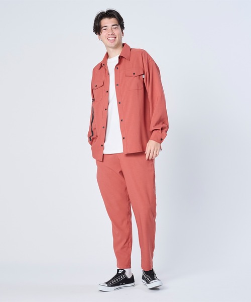 FLASH PACKER フラッシュパッカー/ 26春夏新作 セットアップ対応 リラックスシルエット Reflax ストレッチシャツジャケット /// XRJ-BLOCK2