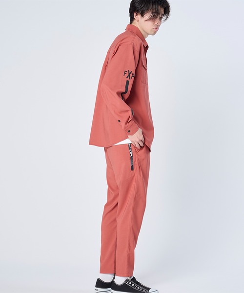 FLASH PACKER フラッシュパッカー/ 26春夏新作 セットアップ対応 リラックスシルエット Reflax ストレッチシャツジャケット /// XRJ-BLOCK2