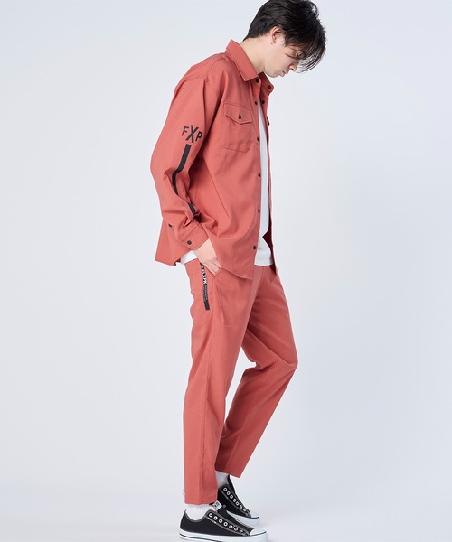 FLASH PACKER フラッシュパッカー/ 26春夏新作 セットアップ対応 リラックスシルエット Reflax ストレッチシャツジャケット /// XRJ-BLOCK2