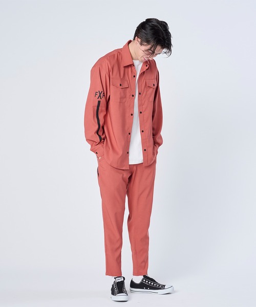 FLASH PACKER フラッシュパッカー/ 26春夏新作 セットアップ対応 リラックスシルエット Reflax ストレッチシャツジャケット /// XRJ-BLOCK2