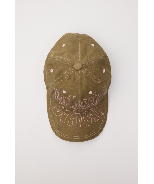 MOUSSY（マウジー）の「【26年SS新作】STITCH LOGO BASEBALL キャップ（キャップ・レディース・ベージュ/グレー・FREE）」の7枚目の写真