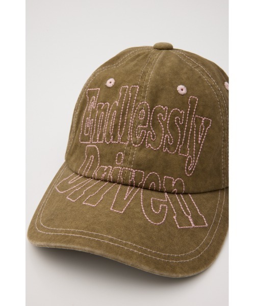 MOUSSY（マウジー）の「【26年SS新作】STITCH LOGO BASEBALL キャップ（キャップ・レディース・ベージュ/グレー・FREE）」の8枚目の写真