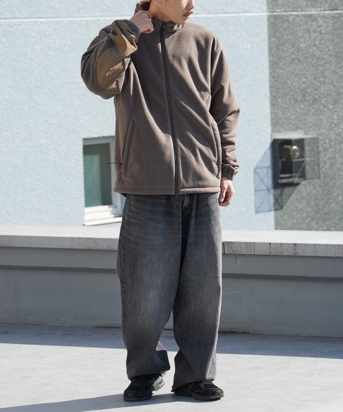 WILD THINGS(ワイルドシングス)の「WILD THINGS/ワイルドシングスPOLARTEC JACKET POLARTEC WIND PRO ダブルジップ ポーラーテック フリースジャケット(ブルゾン・メンズ・ブラウン/オリーブ・M/L/S/XL)」の6枚目の写真