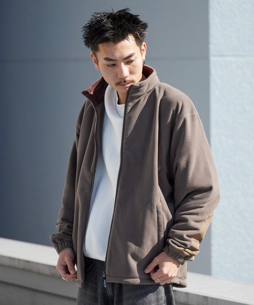 WILD THINGS(ワイルドシングス)の「WILD THINGS/ワイルドシングスPOLARTEC JACKET POLARTEC WIND PRO ダブルジップ ポーラーテック フリースジャケット(ブルゾン・メンズ・ブラウン/オリーブ・M/L/S/XL)」の11枚目の写真