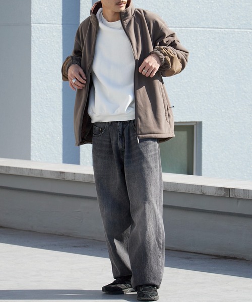 WILD THINGS(ワイルドシングス)の「WILD THINGS/ワイルドシングスPOLARTEC JACKET POLARTEC WIND PRO ダブルジップ ポーラーテック フリースジャケット(ブルゾン・メンズ・ブラウン/オリーブ・M/L/S/XL)」の13枚目の写真