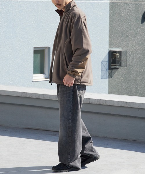 WILD THINGS(ワイルドシングス)の「WILD THINGS/ワイルドシングスPOLARTEC JACKET POLARTEC WIND PRO ダブルジップ ポーラーテック フリースジャケット(ブルゾン・メンズ・ブラウン/オリーブ・M/L/S/XL)」の14枚目の写真