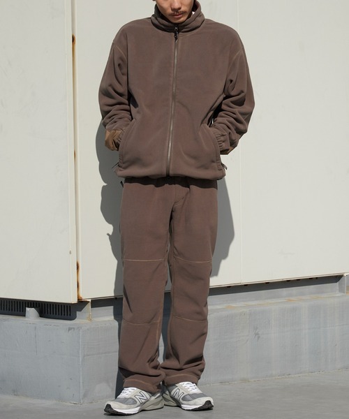 WILD THINGS(ワイルドシングス)の「WILD THINGS/ワイルドシングスPOLARTEC JACKET POLARTEC WIND PRO ダブルジップ ポーラーテック フリースジャケット(ブルゾン・メンズ・ブラウン/オリーブ・M/L/S/XL)」の19枚目の写真