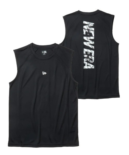 NEW ERA(ニューエラ)の「【NEW ERA】 Sleeveless Tech Tee PA SL TECH TEE TIE-DYE VERTICAL BLK(Tシャツ/カットソー・メンズ・ブラック・MEDIUM/LARGE/X-LARGE)」の1枚目の写真