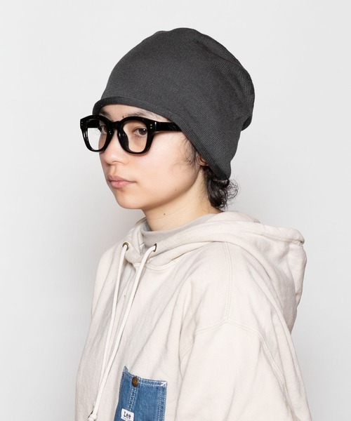 CA4LA(カシラ)の「SILK MISSILE LONG11(ニットキャップ/ビーニー・メンズ・チャコールグレー/ブラック/ブラウン・ONESIZE)」の6枚目の写真
