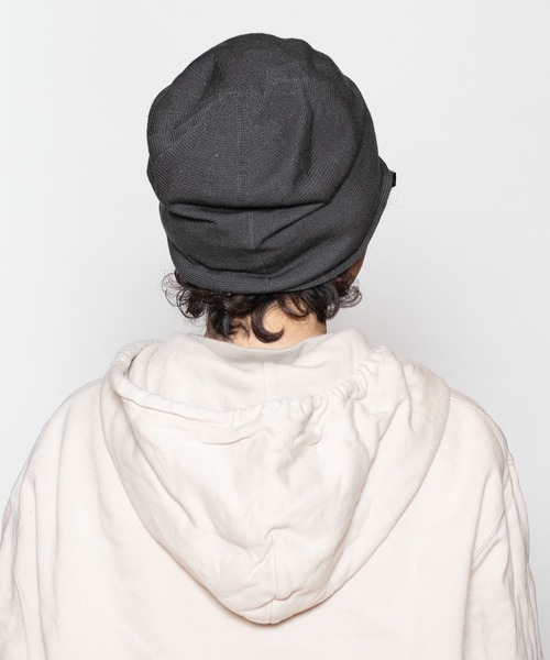 CA4LA(カシラ)の「SILK MISSILE LONG11(ニットキャップ/ビーニー・メンズ・チャコールグレー/ブラック/ブラウン・ONESIZE)」の7枚目の写真