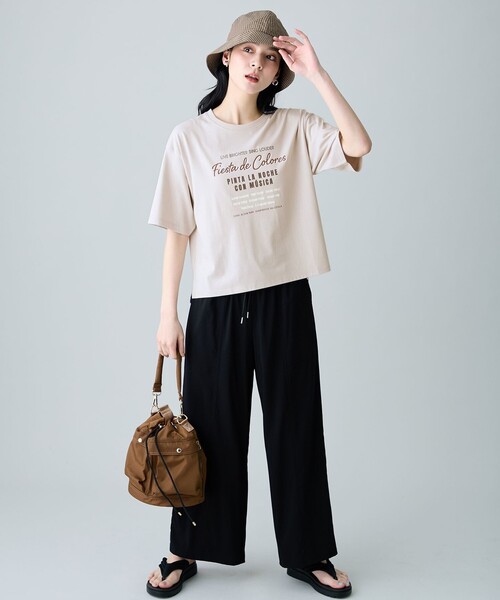 ANY(エニィ)の「7daysデイリーリラックスパンツ(セットアップ着用可)(その他パンツ・レディース・ブラック系/グレー系/アイボリー系/グリーン系/ベージュ系・LARGE/MEDIUM/SMALL)」の19枚目の写真