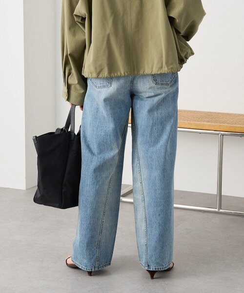 RIVE DROITE（リヴドロワ）の「予約【A・MONN(アモン)】addフロントナローデニム（デニムパンツ・レディース・ブルー・36/38/40）」の8枚目の写真