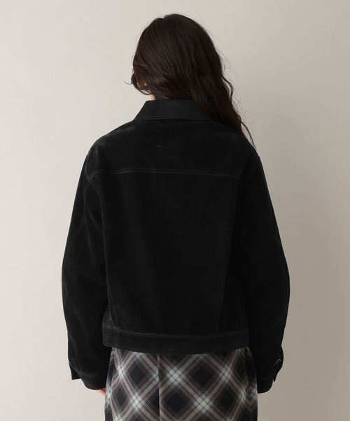 RAGEBLUE（レイジブルー）の「フェイクレザー/スウェードトラッカーブルゾン（ブルゾン・レディース・ブラック系/ブラウン系・FREE）」の19枚目の写真