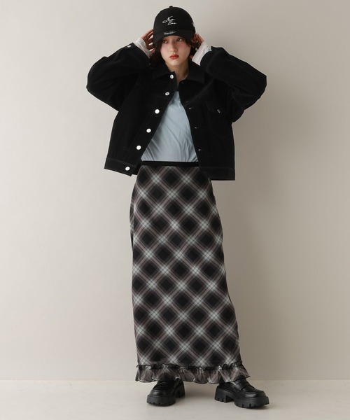 RAGEBLUE（レイジブルー）の「フェイクレザー/スウェードトラッカーブルゾン（ブルゾン・レディース・ブラック系/ブラウン系・FREE）」の8枚目の写真