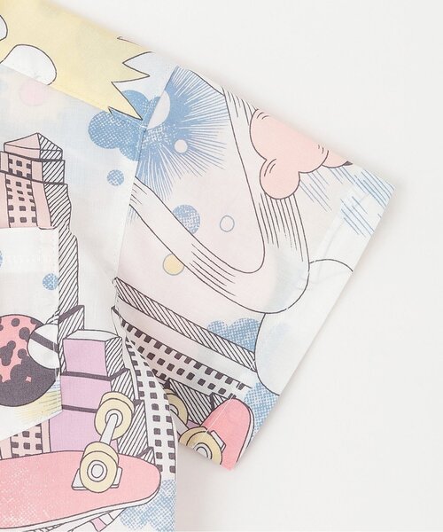 sense of wonder（センスオブワンダー）の「【親子リンク】LUKEY  S ROBOT半袖シャツ（シャツ/ブラウス・キッズ・ブルー/カラフル・130cm/120cm/110cm/100cm/90cm/80ｃｍ）」の6枚目の写真