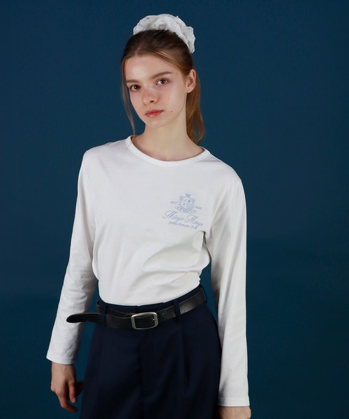 mieya mieya(ミーヤミーヤ)の「【mieya mieya】SPICA HONORS CLUB Tシャツ/スピカオナーズクラブTシャツ(Tシャツ/カットソー・レディース・グレー/スカイブルー/ネイビー/ホワイト・FREE)」の16枚目の写真