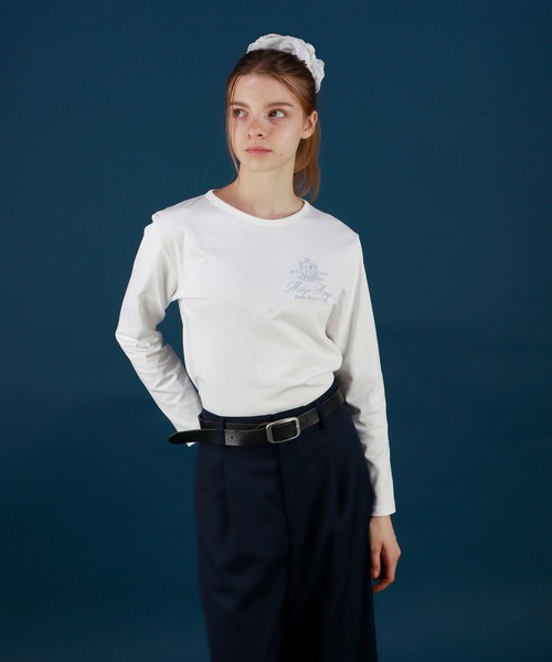 mieya mieya(ミーヤミーヤ)の「【mieya mieya】SPICA HONORS CLUB Tシャツ/スピカオナーズクラブTシャツ(Tシャツ/カットソー・レディース・グレー/スカイブルー/ネイビー/ホワイト・FREE)」の18枚目の写真