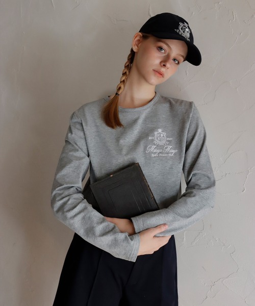 mieya mieya(ミーヤミーヤ)の「【mieya mieya】SPICA HONORS CLUB Tシャツ/スピカオナーズクラブTシャツ(Tシャツ/カットソー・レディース・グレー/スカイブルー/ネイビー/ホワイト・FREE)」の8枚目の写真