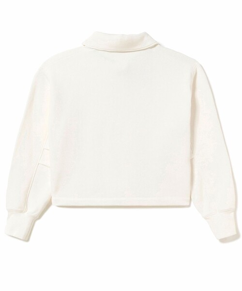 LACOSTE(ラコステ)の「クロップド丈 ポロニットスウェットシャツ(スウェット・レディース・ライトグレー/オフホワイト・40/38/36/34)」の11枚目の写真