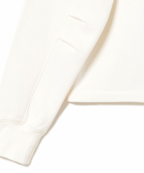 LACOSTE(ラコステ)の「クロップド丈 ポロニットスウェットシャツ(スウェット・レディース・ライトグレー/オフホワイト・40/38/36/34)」の14枚目の写真