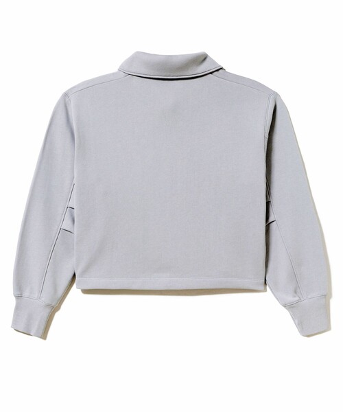 LACOSTE(ラコステ)の「クロップド丈 ポロニットスウェットシャツ(スウェット・レディース・ライトグレー/オフホワイト・40/38/36/34)」の18枚目の写真
