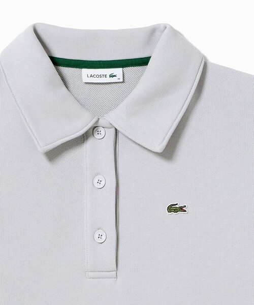 LACOSTE(ラコステ)の「クロップド丈 ポロニットスウェットシャツ(スウェット・レディース・ライトグレー/オフホワイト・40/38/36/34)」の19枚目の写真