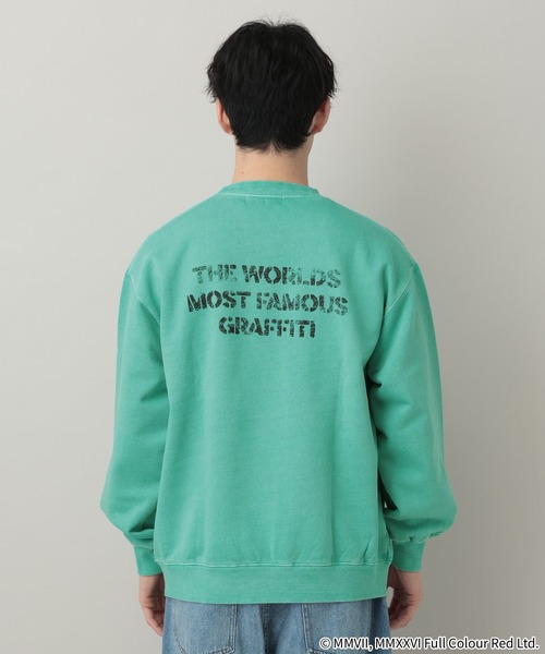 RAGEBLUE(レイジブルー)の「BRANDALISED / 裏毛プリントスウェット(スウェット・メンズ・その他19/グリーン系その他/オフホワイト・MEDIUM/LARGE)」の4枚目の写真