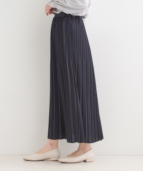 SHOO・LA・RUE（シューラルー）の「【着丈選べる】微ラメプリーツスカート（スカート・レディース・グレー/ブラウン系その他/ネイビー・11/00）」の19枚目の写真