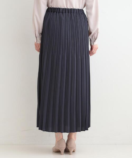 SHOO・LA・RUE（シューラルー）の「【着丈選べる】微ラメプリーツスカート（スカート・レディース・グレー/ブラウン系その他/ネイビー・11/00）」の9枚目の写真