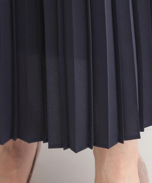 SHOO・LA・RUE（シューラルー）の「【着丈選べる】微ラメプリーツスカート（スカート・レディース・グレー/ブラウン系その他/ネイビー・11/00）」の5枚目の写真
