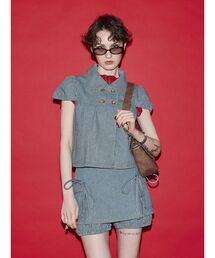 jouetie | パフスリーブデニムジャケット【セットアップ対応】(その他トップス)