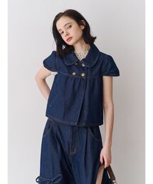 jouetie | パフスリーブデニムジャケット【セットアップ対応】(その他トップス)