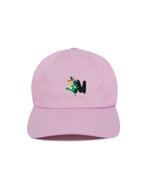 MSGM（エムエスジーエム）の「TheMwave フラワーモチーフキャップ（キャップ・レディース・ピンク/ベージュ・FREE）」の3枚目の写真