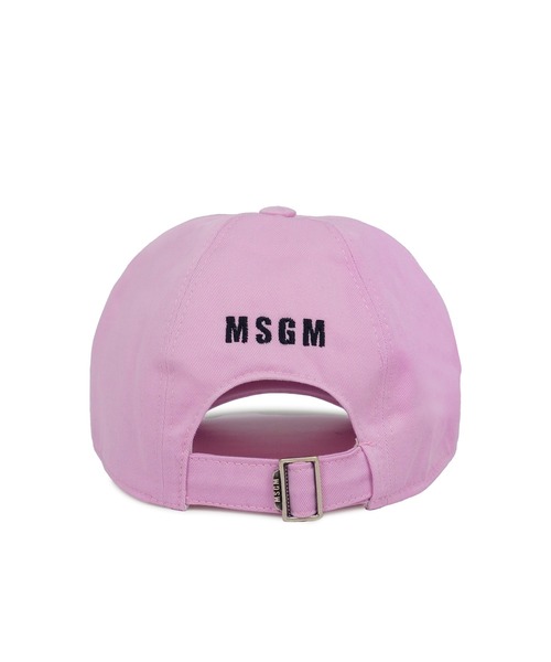 MSGM（エムエスジーエム）の「TheMwave フラワーモチーフキャップ（キャップ・レディース・ピンク/ベージュ・FREE）」の4枚目の写真