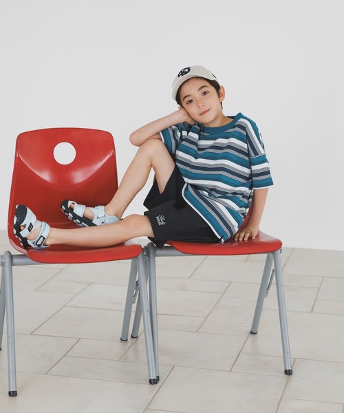 BAYFLOW（ベイフロー）の「今年は新色も登場！[軽量・滑りにくい]ガードテープサンダル[17cm-23cm](KIDS)（サンダル・キッズ・ブラック/ブルー系/パープル/グリーン/ピンク系/オレンジ系・17.0cm/18.0cm/19.0cm/20.0cm/21.0cm/22.0cm/23.0cm）」の11枚目の写真
