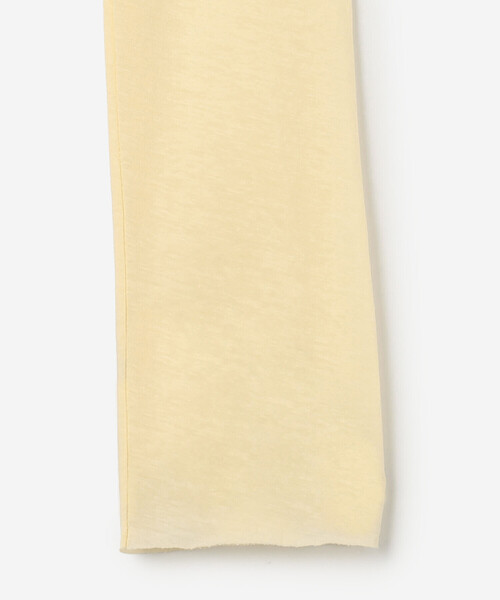 UNFIL（アンフィル）の「UNFIL | コットン シアージャージー長袖Tシャツ WOMEN（Tシャツ/カットソー・レディース・アイボリー/ダークブラウン・0）」の6枚目の写真