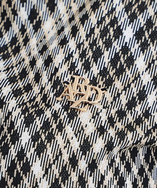 REDYAZEL（レディアゼル）の「チェックジャガードカットロゴプルオーバー（Tシャツ/カットソー・レディース・ネイビー/ブラック系その他/グリーン/ホワイト・FREE）」の21枚目の写真