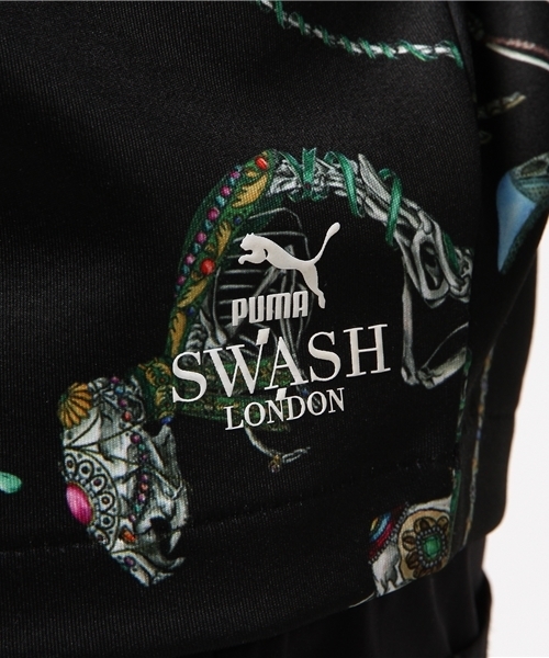 PUMA（プーマ）の「SWASH CREW SWEAT (WOMEN)（スウェット・レディース・ブラック系その他/ブラック・SMALL/MEDIUM/X-SMALL）」の9枚目の写真
