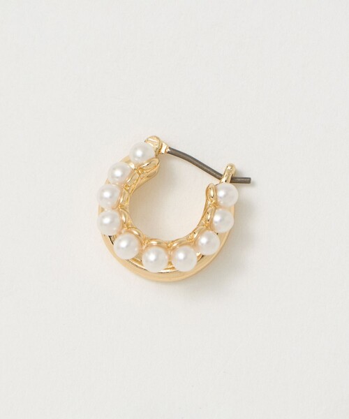 green label relaxing(グリーンレーベルリラクシング)の「コンビ ダブルライン ピアス(ピアス(両耳用)・レディース・シルバー/ゴールド・FREE)」の3枚目の写真