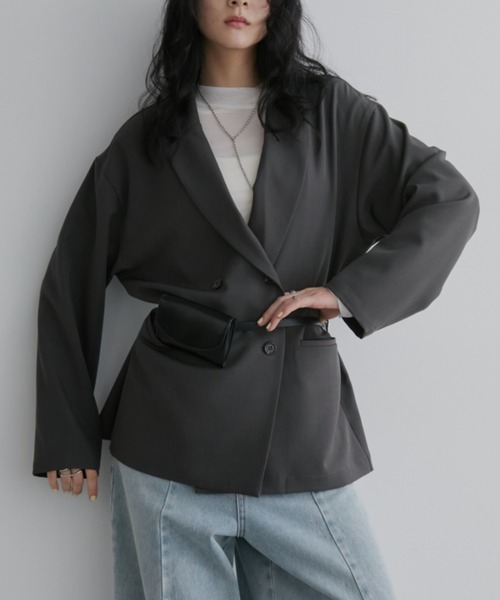 Aunt Marie's(アントマリーズ)の「フェイクレザーベルトミニバッグ(ハンドバッグ・レディース・ブラック/ブラウン・FREE)」の15枚目の写真