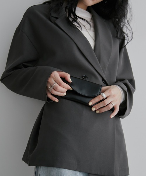 Aunt Marie's(アントマリーズ)の「フェイクレザーベルトミニバッグ(ハンドバッグ・レディース・ブラック/ブラウン・FREE)」の6枚目の写真